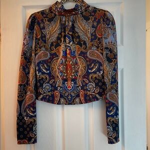 Rachel Zoe Multicolor Paisley Blouse